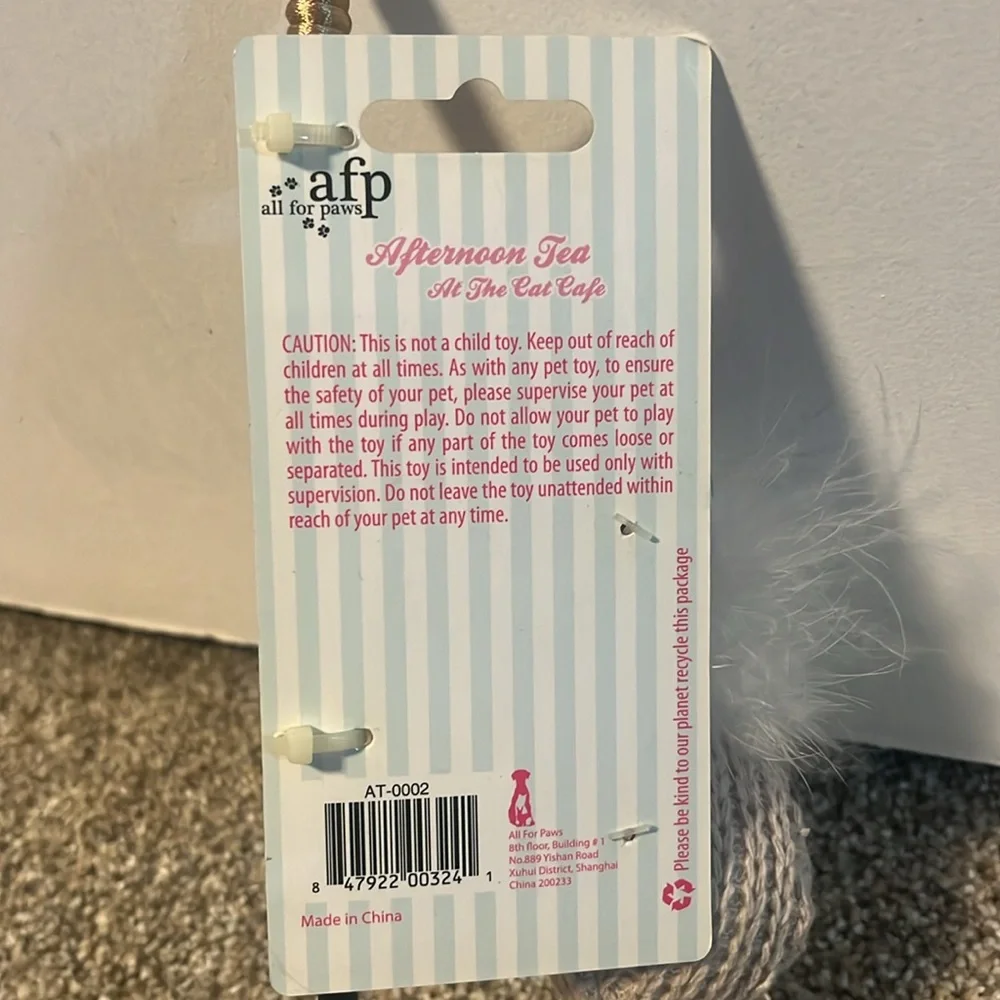 *NWT* Cat Toy Wand - Afterwards Tea
